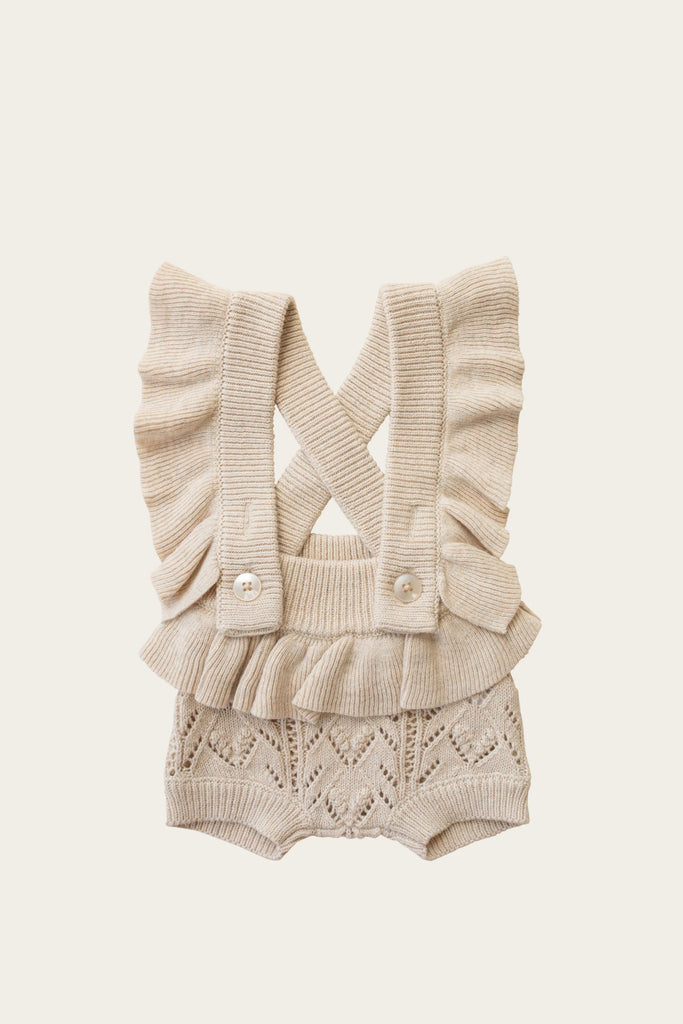 Bonnie Playsuit Oatmeal - Santana