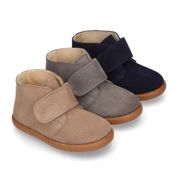 Bota de gamuza con velcro TEO - Santana